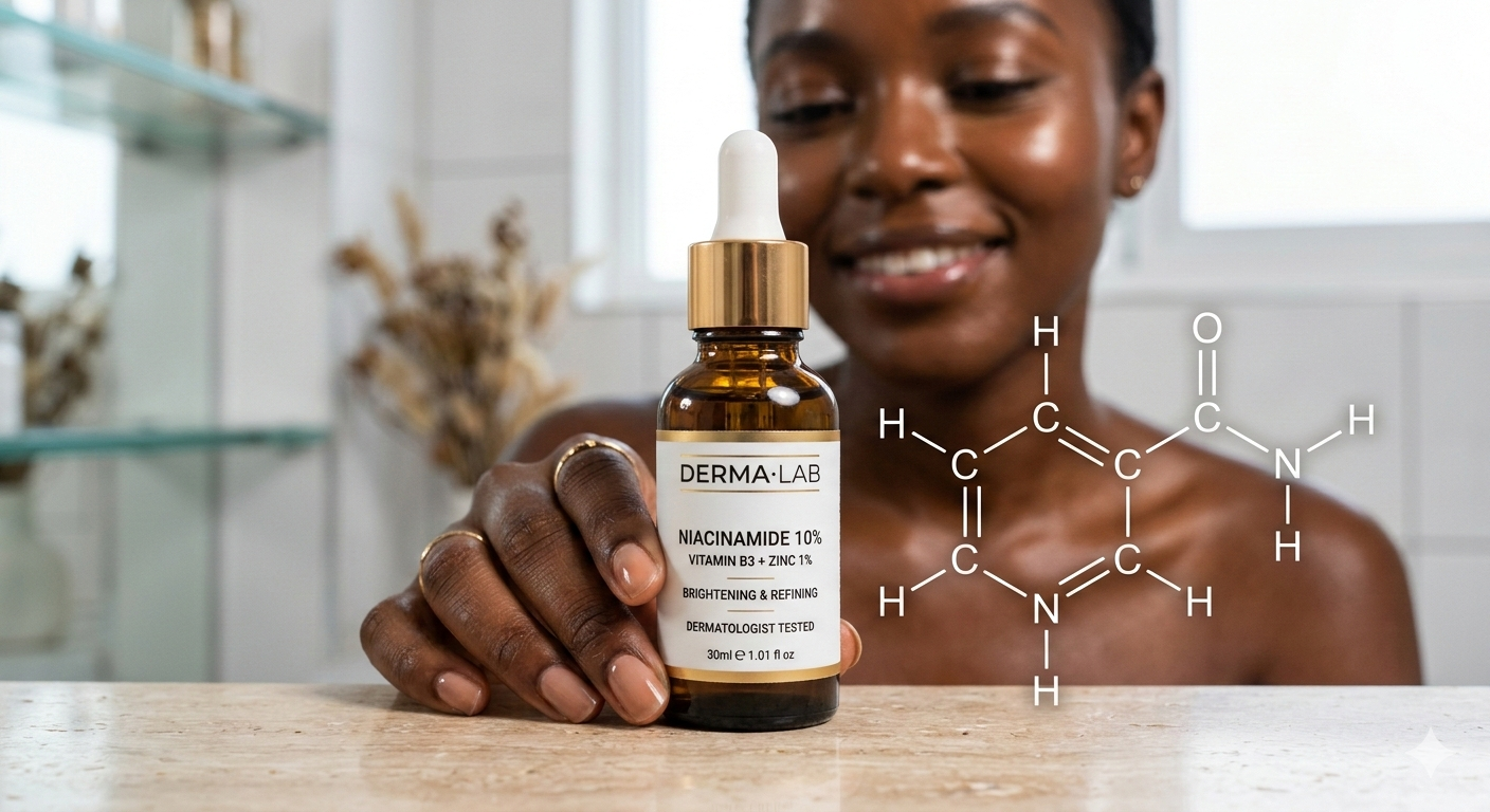 Niacinamide Pour Peau Noire : Pourquoi C'est l'Ingrédient de 2026