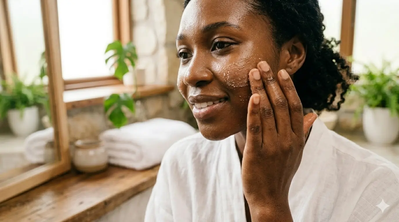 Gommage Peau Noire : Fréquence, Techniques et Produits