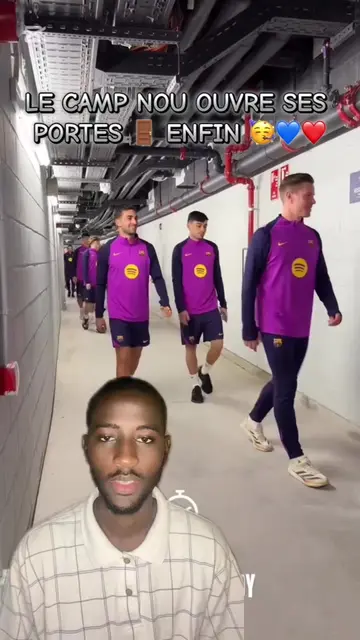 Le camp réouvre ses portes aujourd’hui les journées s’y sont entraînés avec 23000 supporters pour les accueillir #fyp #football #pourtoi #barcelona #viscabarca🔴🔵