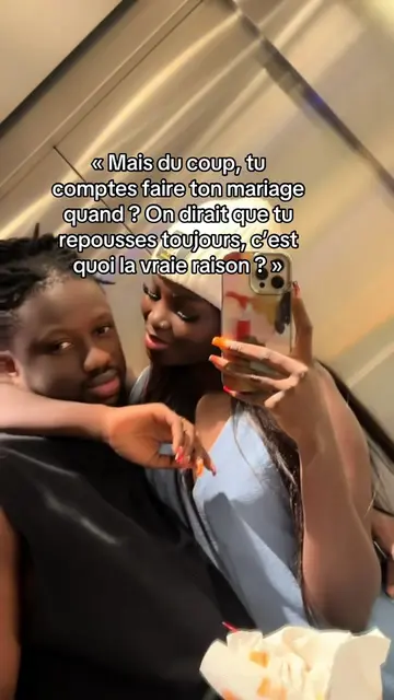 « Vous êtes nombreux à me demander pourquoi je n’ai pas encore célébré mon mariage. La vérité, c’est que nos vies ont été rythmées par les voyages, les projets artistiques de mon mari et mes tournages dans l’influence. On a beaucoup construit, beaucoup bougé… et la cérémonie a simplement été repoussée. Cette vidéo raconte tout ça : notre quotidien, notre travail, et l’amour qui n’a pas besoin d’une date pour exister. Merci pour votre soutien. La suite arrive au bon moment. »