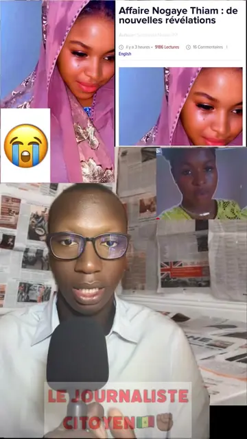 Samba Thiam, le père de Nogaye Thiam, retrouvée morte dans la maison de sa belle-famille avec son enfant d’un an et demi blotti contre elle, brise le silence. Contacté par Les Échos, il révèle que sa fille était enceinte au moment de sa mort. Source (les Échos) #tiktoksenegal🇸🇳 #senegalaise_tik_tok🇸🇳pourtoichallenge #senegal #information #pourtoi