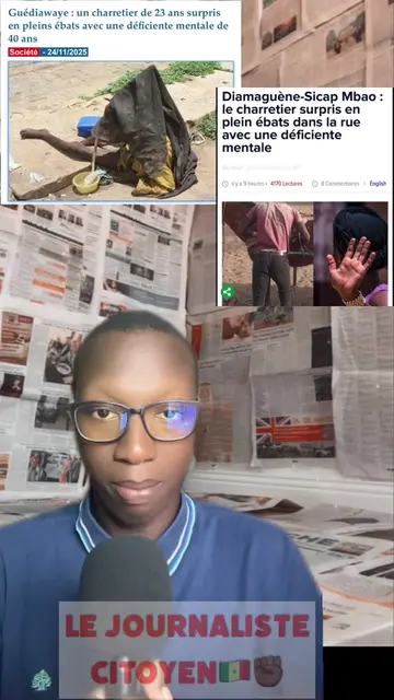 Diamaguène-Sicap Mbao : le charretier surpris en plein ébats dans la rue avec une déficiente mentale Source ( les Echos rapporté par PressAfrik)  #tiktoksenegal🇸🇳 #senegalaise_tik_tok🇸🇳pourtoichallenge #senegal #pourtoi #information