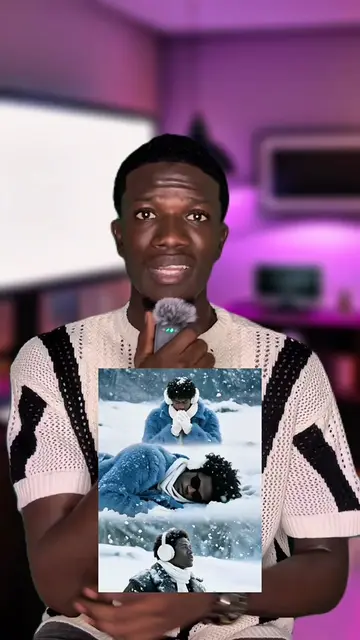 Creation de video ia avec tik tok - AI Snow Effect  #tiktok #ia