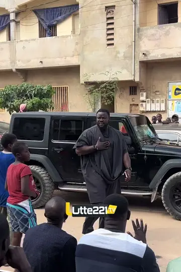 Bapteme de Fadam2 L’arrivée de Eumeu Sene 🔥❤️ #foryoupage #viralvideo #lutte221tv #221live #pourtoi @