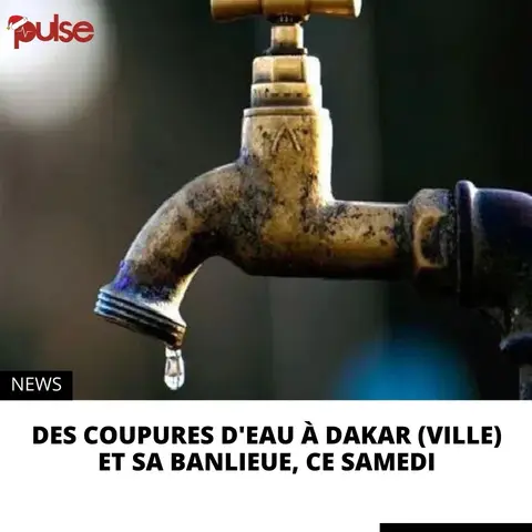 SEN’EAU et SENELEC annoncent dans un communiqué que des travaux de mise en conformité du poste 90 kV de Mékhe seront réalisés le samedi 6 décembre 2025 à partir de 08h. Cette intervention s’inscrit dans le cadre de la modernisation du réseau électrique. Le poste concerné assure l’alimentation en électricité des surpresseurs de Mékhe 1 et Mékhe 2, deux ouvrages essentiels qui transportent près de 70 % des volumes d’eau potable destinés à Dakar. Leur arrêt temporaire, nécessaire à la réalisation des travaux, entraînera des perturbations notables dans la distribution de l’eau. Selon la note, des baisses de pression, voire des coupures, pourront être constatées dans les zones suivantes : Thiès, Rufisque, la banlieue de Dakar, ainsi que Dakar ville. Les deux sociétés assurent que « toutes nos équipes seront mobilisées » afin d’atténuer l’impact de cette opération sur les populations. Des camions-citernes seront déployés pour approvisionner les secteurs les plus touchés. La fin des travaux est annoncée pour la soirée du même jour. #pulseviral #SinformerSurTikTok