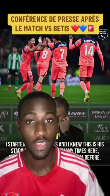 Conférence de Presse de Hansi Flick après le match Barcelone vs Betis #barcelona #hansiflick #fyp #pourtoi #laliga