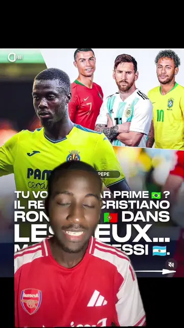 Les paroles de Nikola Pépé sur Messi Neymar et CR7 #fypシ #messi #neymar #cr7cristianoronaldo #pourtoi
