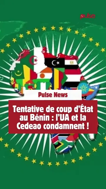Le président de la Commission de l’Union africaine, le Djiboutien Mahamoud Ali Youssouf, a « condamné fermement et sans équivoque la tentative de coup d’État militaire ». Il a également indiqué sa « profonde préoccupation face à la multiplication inquiétante des coups d’État et tentatives de coups d’État dans certaines parties de la région », estimant qu’elles « fragilisent la stabilité continentale ». La Cedeao « condamne fermement cette action anticonstitutionnelle qui constitue une subversion de la volonté du peuple béninois ». Elle a pour salué « les efforts déployés par le gouvernement et l’armée républicaine pour maîtriser la situation ». L’organisation ouest-africaine assure qu’elle tiendra « les auteurs du complot pour responsables, individuellement et collectivement, de toute perte en vies humaines et en biens causée par leur action ». #pulsenewsreels #SinformerSurTikTok