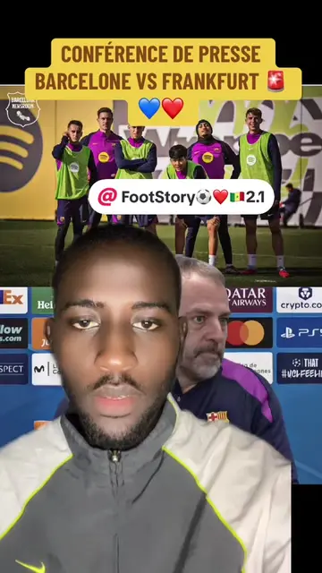 Conférence de presse de Hansi Flick avant le match de Ligue des champions de demain contre l’Eintracht Francfort #fyp #pourtoi #footballtiktok #barcelona #championsleague