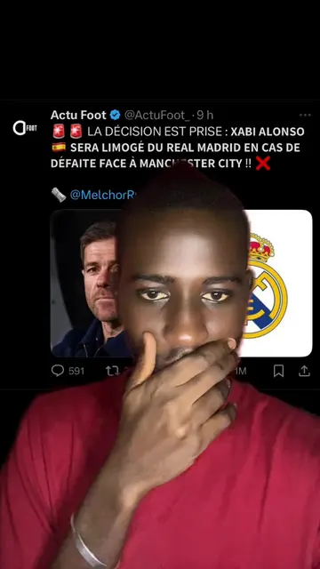 Le Real Madrid s’apprête à licencier Xabi Alonso s’il ne gagne pas Vs City #fyp #pourtoi #xabialonso #realmadrid #championsleague