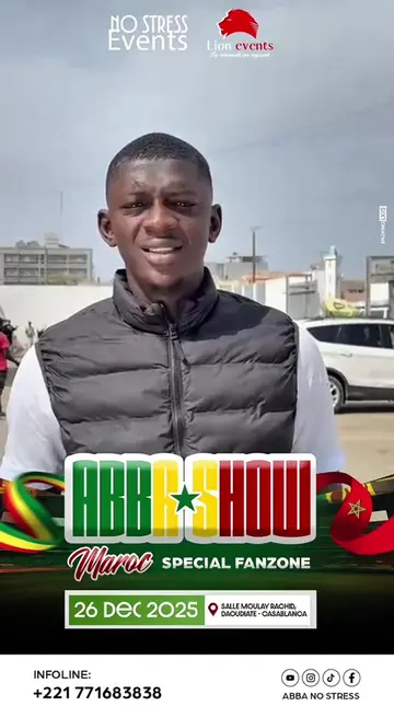 @jaaw_ketchup vous donne rendez-vous le 26 Décembre 2025 au Maroc Casablanca à la SALLE MOULAY RACHID  Infoline: +221 771683838 #abbashowmaroc