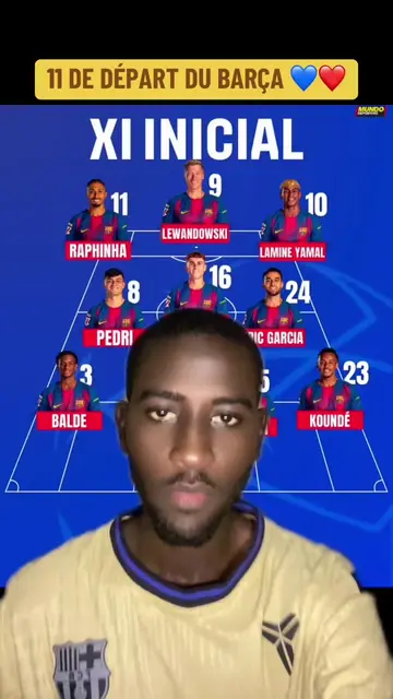 11 officiel du Barca pour affronter Frankfort #barcelona #championsleague #frankfurt #pourtoi