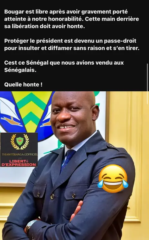 La déception de Abass Fall après la libération de bougar diouf #pourtoi #fyp #viral