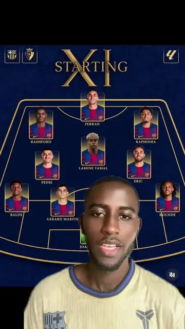 11 du Barcelone vs Osasuna #barcelona #osasuna #laliga #spain #fyp