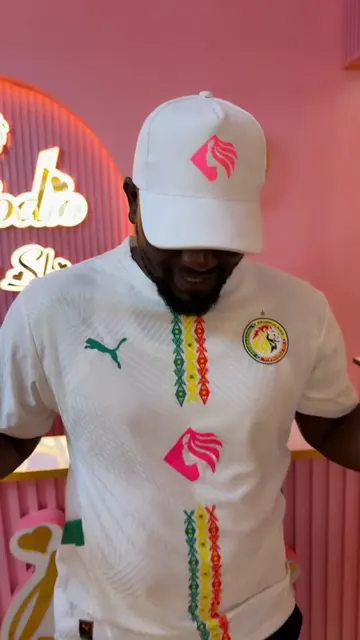 Maison Rose Derrière les Lions 🦁 🇸🇳