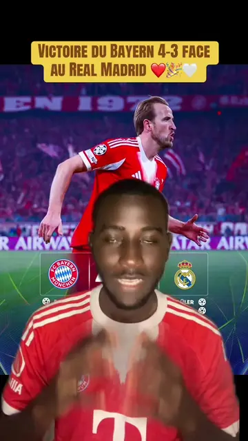 Le Bayern élimine Real Madrid en 1/4 finale de la champions league #pourtoi #footballtiktok #championsleague #bayern #fyp