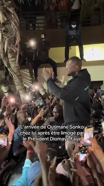 L’arrivée de Ousmane Sonko chez lui après être limogé par le Président Diomaye Faye #OusmaneSonko