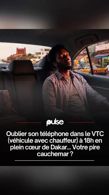 Oublier son téléphone dans le VTC (véhicule avec chauffeur) à 18h en plein cœur de Dakar… Votre pire cauchemar ? C’est la mésaventure qui est arrivée à Charles, chirurgien, après une journée harassante. Avec plus de 2 600 demandes de restitution d’objets enregistrées par Yango, ce petit moment d’inattention est loin d’être un cas isolé ! Heureusement, la technologie et les bons réflexes changent la donne. 😉 Découvrez le dénouement de l’Épisode 3 de notre chronique « Sérénité 2.0 » et apprenez comment réagir instantanément en cas d’oubli : 🔗https://www.pulse.sn/article/serenite-20-decouvrez-lepisode-3-le-telephone-oublie-2026063012183857609 #pulselifestyle @Yango.senegal