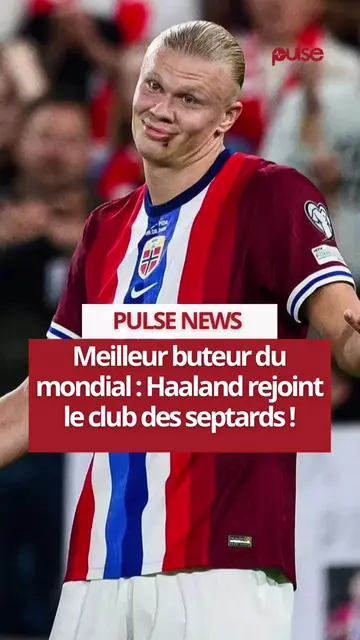 Haaland rejoint Messi et Mbappé. 🇫🇷 🇦🇷 🇳🇴  #pulsenews #pulsenewsreels
