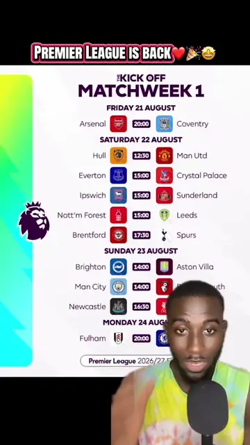 Premier League est de retour les gars 🤩❤️🎉